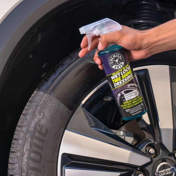 Galactic Black Wet Look Tire Shine Dressing