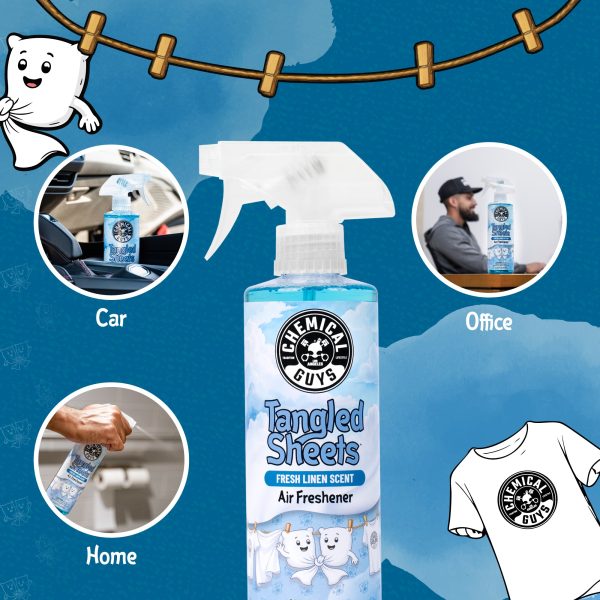 Tangled Sheets Fresh Linen Scent Air Freshener Spray