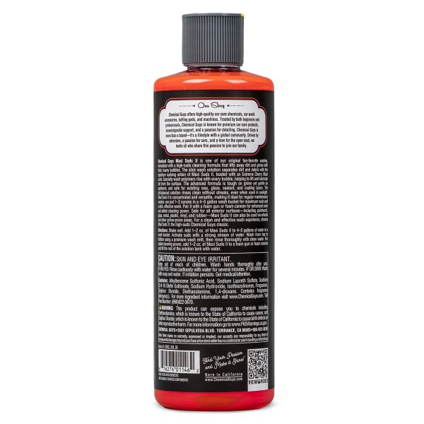 Maxi Suds II High Suds Car Wash Soap
