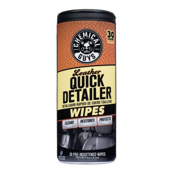 Leather Quick Detailer Canister Wipes