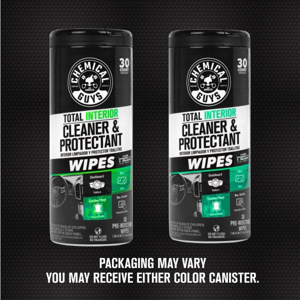 Total Interior Cleaner & Protectant Canister Wipes