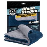 CleanStroke Dual-Sided Microfiber Glass Towel 2-Pack
